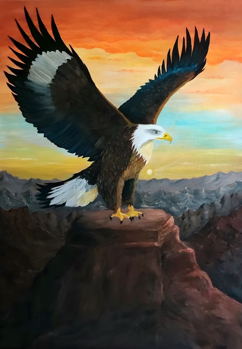 Majestic Eagle - a Paint by Marie Granström